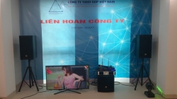 Bàn giao dàn karaoke 40tr cho CTY TNHH GOP VIỆT NAM phố Nguyễn Lân