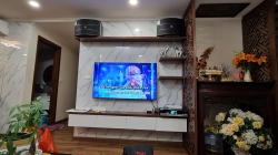 Bàn giao dàn karaoke cho GĐ Anh Sơn chung cư SMILE Định Công