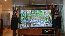 Bàn giao bộ dàn karaoke cho GĐ Anh Hải tại Thái Bình