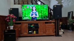 Bàn giao bộ dàn karaoke cho GĐ Anh Hải  tại Định Công 