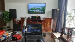  Bàn giao bộ dàn karaoke cho GĐ cô Mùi tại Ngọc Hồi, Thanh Trì, Hà Nội