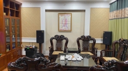 Bàn giao bộ dàn karaoke cho GĐ chú Hùng biệt thự bán đảo Linh Đàm, 