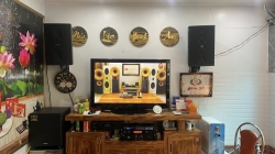 Bàn giao dàn karaoke cho GĐ Anh Thiên tại Ngọc Hồi - Hà Nội