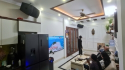 Bàn giao hệ thống âm thanh Karaoke cho anh Khách tại Trung Phụng  - HN