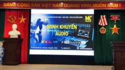 Bàn giao hệ thống âm thanh phòng hội đồng trường THPT Quang Trung ĐĐ